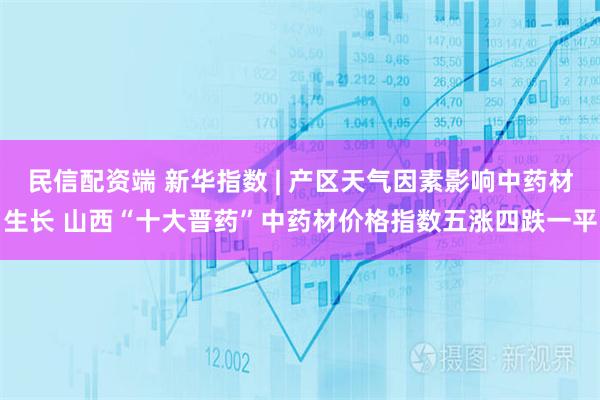 民信配资端 新华指数 | 产区天气因素影响中药材生长 山西“十大晋药”中药材价格指数五涨四跌一平