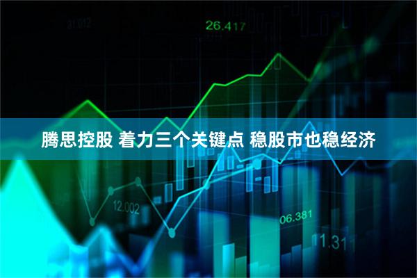 腾思控股 着力三个关键点 稳股市也稳经济
